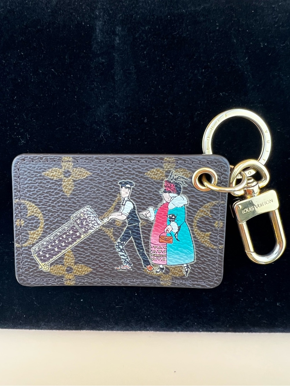 Louis Vuitton Monogram Animation Illustré Collection Groom Key Holder